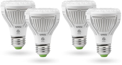 SANSI LED Grow Light Bulb for Seeds and Greens, Full Spectrum 10W Grow Light (150 Watt Equiv) with Optical Lens for Indoor Plant, High PPFD, E26 Base, 4-Pack - size: 2 Count (Pack of 2)