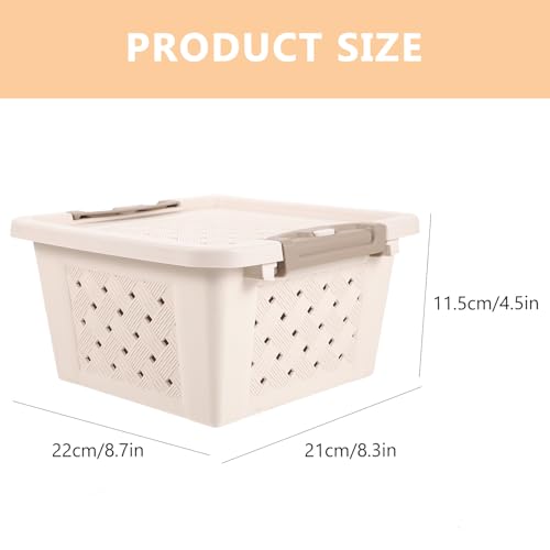 SUPVOX Hamster Carrier Box Small Pet Container Plastic Ventilated Cage for Travel Transport Guinea Pig Reptile Carrier Portable Animal Travel Cage