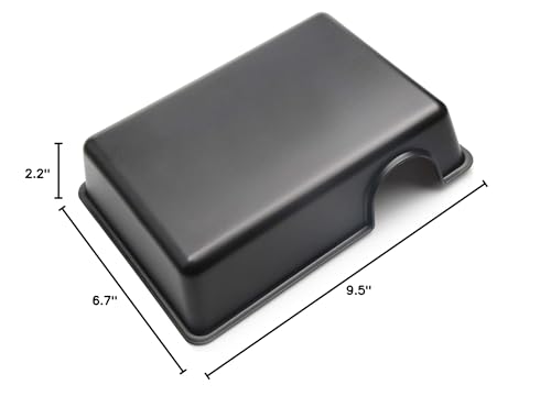 Reptile Hide Box - Secure & Safe Gecko & Snake Hide - Durable & Easy to Clean - Large (9.5" x 6.7" x 2.2")