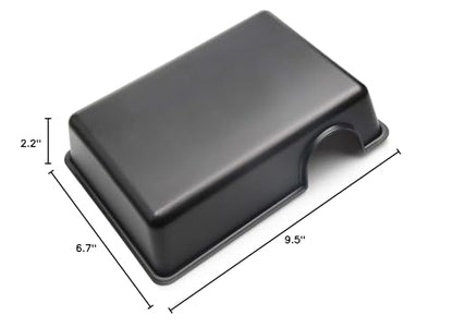 Reptile Hide Box - Secure & Safe Gecko & Snake Hide - Durable & Easy to Clean - Large (9.5" x 6.7" x 2.2")