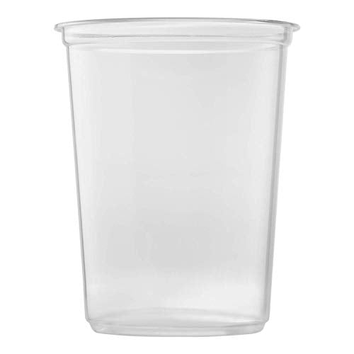 Karat FP-DC32-PPU 32 oz Deli Container, 5.7" Height, 4.61" Width, 3.27" Length (Pack of 500), Clear (Pack of 500) - size: 32 oz Container