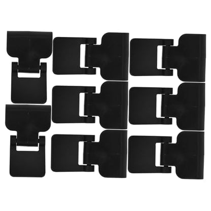 Sosoport 8pcs Aquarium Lid Clips: Fish Tank Glass Cover Lid Support Holder Cylinder Lock Non- Locking Screen Clip for Rimless Aquariums
