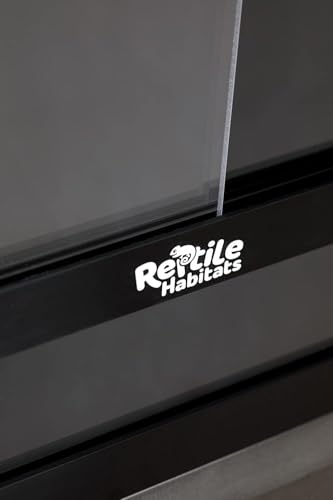 Reptile Habitats 5x2x2 (150 Gallon) Reptile Enclosure PVC Panels, Glass Doors, Lightweight, Easy to Assemble, Heavy Duty Screen, Aluminum Frame
