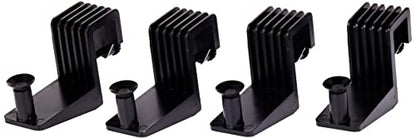 PENN-PLAX Reptology Turtle Topper Extender Clips (4 Pieces) – Safely Mounts to Tanks up to 19.5” Wide