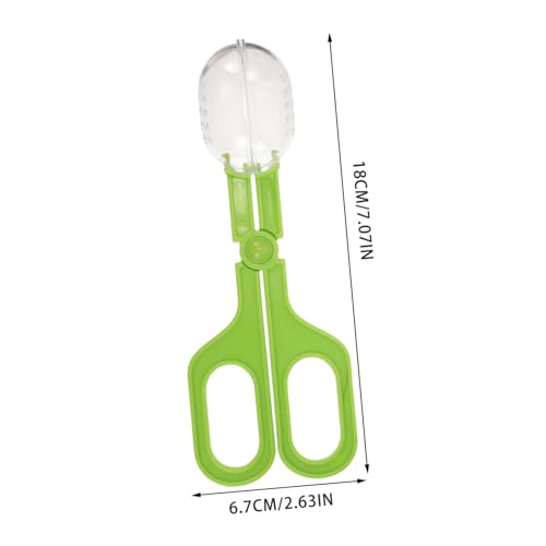 Outdoor Catcher Clamp Multi-Functional Tool for and Reptile Poop Cleaning for Terrarium Maintenance and Feeding Safe Design