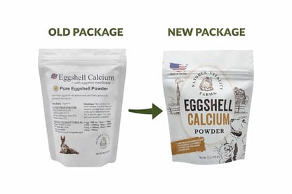 12 oz Pure U.S.A. Eggshell Powder for Dogs/Cats, Finely Ground, Calcium Supplement