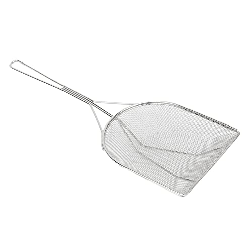 Reptile Sand Shovel Scooper Stainless Steel Fine Durable Litter Corner Cleaner for Reptile Terrarium Tank Box Tortoise Lizard Snake Scorpion Spider Anole Frogs