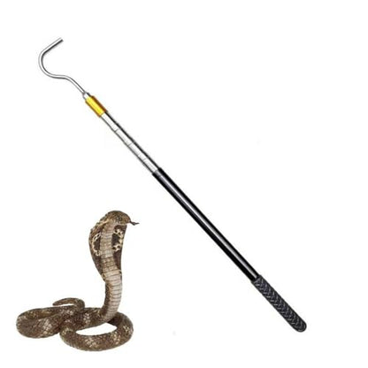 Snake Hook, 61" Snake Reptile Catcher Stick Pole Handling Tool Kit for Rattlesnakes Python Copperhead Removal Catching