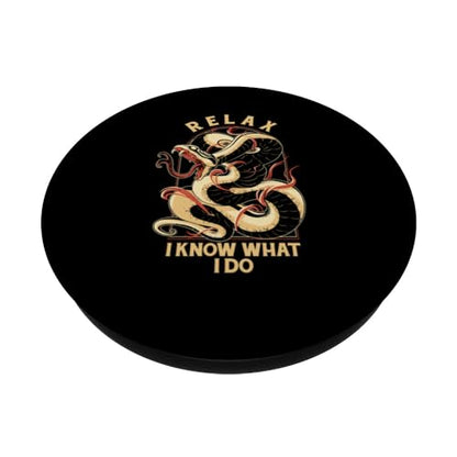 Herpetologist Certified Snake Handler Gloves Snake Handling PopSockets Standard PopGrip - style: Standard