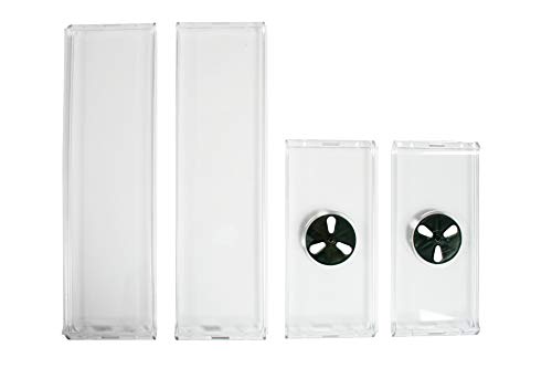 93763 Medium Seed and Herb Domed Propagator with Vented Side Height Extension, Green - size: Medium with 1 Height Extender