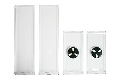 93763 Medium Seed and Herb Domed Propagator with Vented Side Height Extension, Green - size: Medium with 1 Height Extender