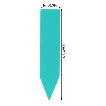 100 PcsPlant Markers, PVC Garden Stakes with Design for Identifying Vegetables Flowers Seedlings in Outdoor Farmland Orchard Yard.