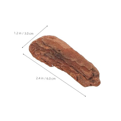 1bag Natural Reptile Bark Bedding Cork Bark Chips for Reptile Tank Decor Terrarium Substrate Lizard Bedding Chips Tree Decor for