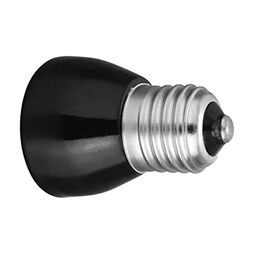Mini Ceramic Infrared Heat Emitter Bulb, 100W Reptile Heat Lamp Bulb for Pet Amphibian Snake, Turtle, Lizard, Chicken, Brooder Coop
