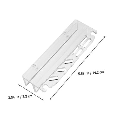 BESPORTBLE Aquarium Tool Holder Stand Slots Organizer Acrylic Easy Install Fish Tank Cleaning Tool Rack
