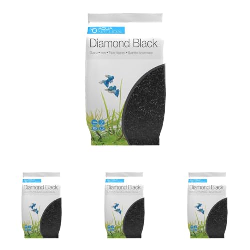 Aqua Natural Diamond Black 10lb,Premium Gravel and Substrate for Aquariums,Fish Tanks and terrariums,1-2mm,(Pack of 4) - size: 10LB (Pack of 4)