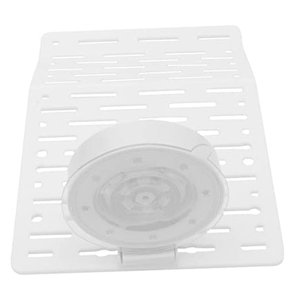 LIOOBO Turtle Climbing Platform Movable Slope Design for Fish Tank White Color for Reptiles and Turtles Enhances Habitat Easy Access