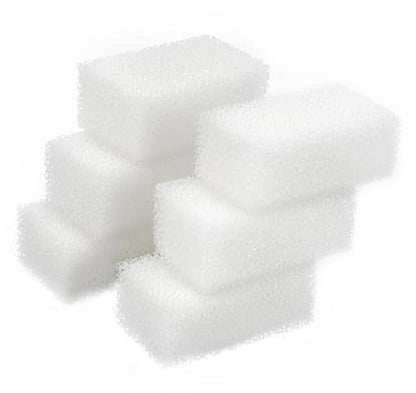 AQUANEAT 6-Pack Replacement Filter Sponge Pads, Aquarium Foam Insert Compatible with AquaClear 30, Fish Tank Filter Media - size: AC 30