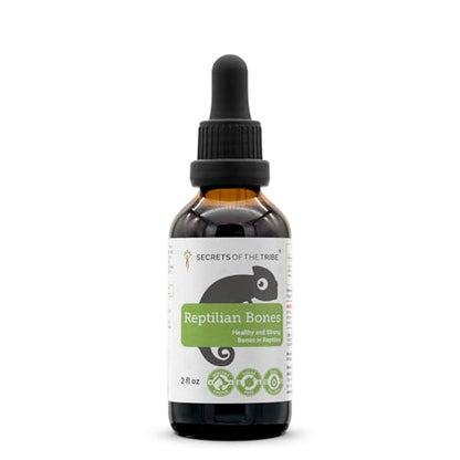 Reptilian Bones | Natural Herbal Dietary Pet Supplement for Reptiles | Support Healthy Bones | Alcohol-Free Extract, Dandelion Root, Alfalfa, Calendula, Chamomile, Fennel 2 oz
