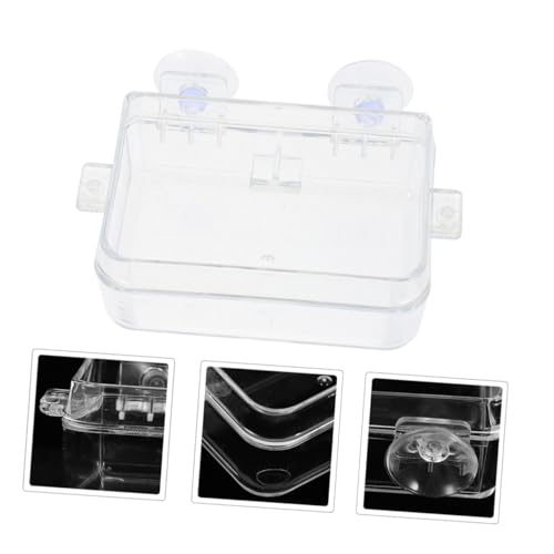 TOYANDONA Reptile Feeding Ledge Reptile Tongs Feeding Suction Cup Food Bowl Insect Water Feeder Bearded Dragon Food Dish