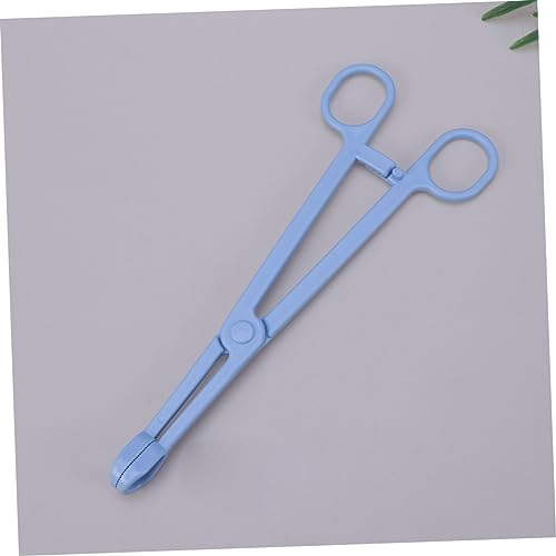 WOONEKY 1pc Plastic Pet Cleaning Grabber Clamp for Reptiles Lizards Birds Material Easy to Use Scissors Design for Safe Waste Removal and