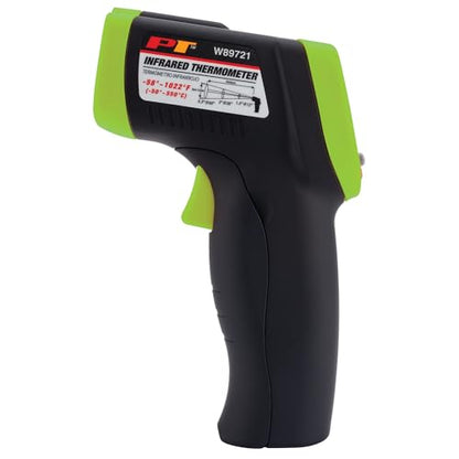 Performance Tool W89721 Digital Infrared Thermometer, 1022 Degrees F | Non-contact automotive and industrial temperature gun. 12:1 spot ratio. -58 to 1022 F range. Digital display with backlight