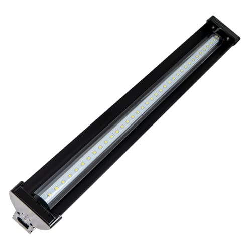 2ft Horticultural LED Grow Light Bar, 24W High Output White, Full Spectrum 6400K for Indoor Gardening, Bioactive Terrariums & Vivarium/Paludariums