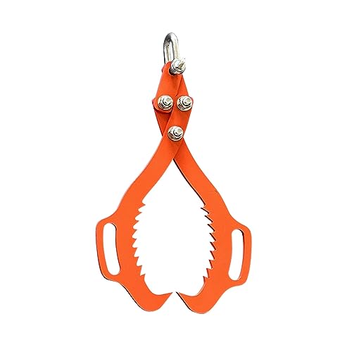 2 Serrated Claw Hook,Log Lifting Tongs, Heavy Duty Grapple Timber Claw,Lumber Skidding,Log Lifting -18in - color: 18"