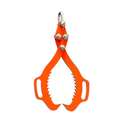 2 Serrated Claw Hook,Log Lifting Tongs, Heavy Duty Grapple Timber Claw,Lumber Skidding,Log Lifting -18in - color: 18"