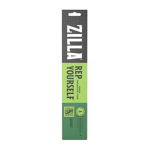 Zilla Reptile Terrarium Bedding Substrate Floor Liner, Green, 15/20G, 11.75" x 23.5" - size: 11.75" x 23.5"