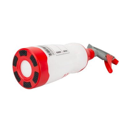 Maxshine 25oz Universal Red with Red & Grey Trigger Heavy Duty Spray Bottle – Chemical-Resistant Detailing Sprayer with Adjustable Nozzle & Ergonomic Trigger for Car Cleaning, Garage, Home - color: Red