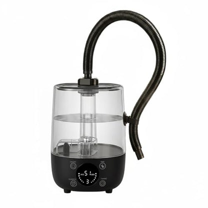 Reptile Humidifier Quiet Reptile Digital Control Panel Terrarium Humidifier, Black - color: Black
