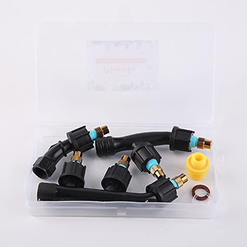 3-Piece Nozzle Set, Adjustable for High Pressure Atomization, Titanium Material, Single, Double, Three Nozzle Combination