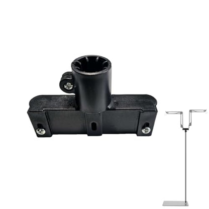 MECESOR Light Frame Connecting Clip Dual Reptile Lamp Stand,15.7-74.3 Inch Height Adjustable Reptile Light Stand,360° Sewing Flexible Arms,Heat Lamp Stand