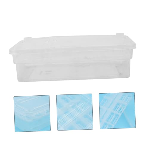 DECHOUS 20grids Hatchery Box for Reptiles Professional Incubation Box Easy to Clean for Snakes Lizards Pets