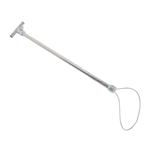 CCYLEZ Animal Control Pole, Heavy Duty Stainless Steel Adjustable Length Multi Function Catcher Tool for Dogs Pigs Reptiles Rescue Transfer - size: T Handle Without Pull Rope 67cm