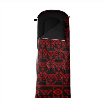 Erosebridal Hawk Moth Sleeping Bags Adults Cold Weather Aztec Backpacking Camping Blanket Hiking Sleeping Wrap Sleep Bag - color: Red Rustic Butterfly