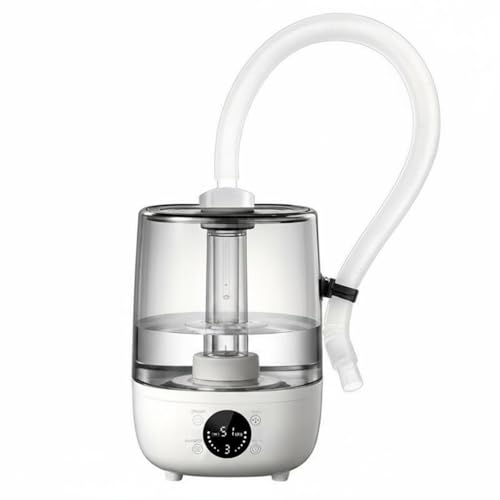 Generic Reptile Humidifier Terrarium Mister Device System With Timer Fine Mist Output Long Flexible Hose Construction suitable for chameleons turtles reptile enclosures care, White - color: White