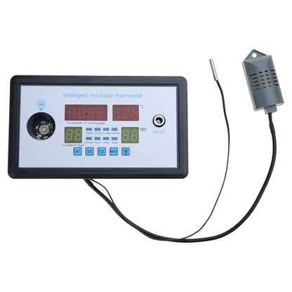 Temperature Humidity Controller Thermostat for 12V 12W 220W Digital Display Multifunction Hygrometer