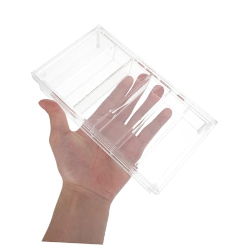 Acrylic Incubation Box with Lid 6-Compartment Breeding Chamber for Aquarium Fish Egg Hatching and Laboratory Specimen Observation 6.6x3.8 Inches