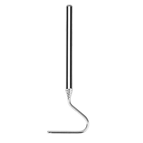 Collapsible Snake Hook Stainless Steel Extensible Snake Catcher Capture Hook for Catching Handling Grabber Separate Small Pet Snake | Non-slip Handle,Collapsible,Portable Mini,Retractable,Catching Snake Handling Tool,Professional,Easy to Carry and Store