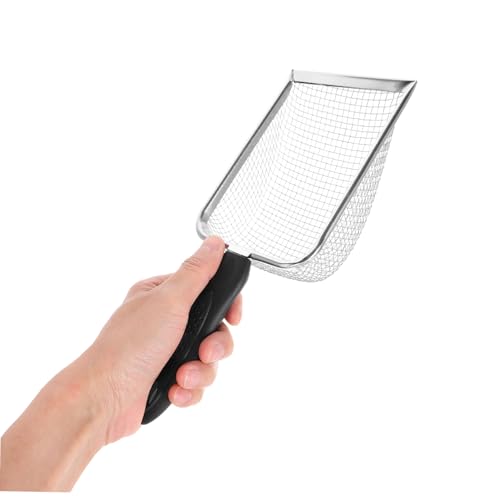 Stainless Steel Reptile Litter Cleaner Shovel Sand Substrate Scoop for Easy Cleaning of Reptile Sand Lizard Snake Fine Mesh Design for Efficient Waste