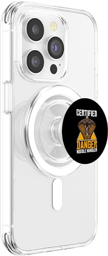 Snake Owner Reptile Snake Handling Gloves Snake Handler PopSockets MagSafe PopGrip for iPhone - style: MagSafe