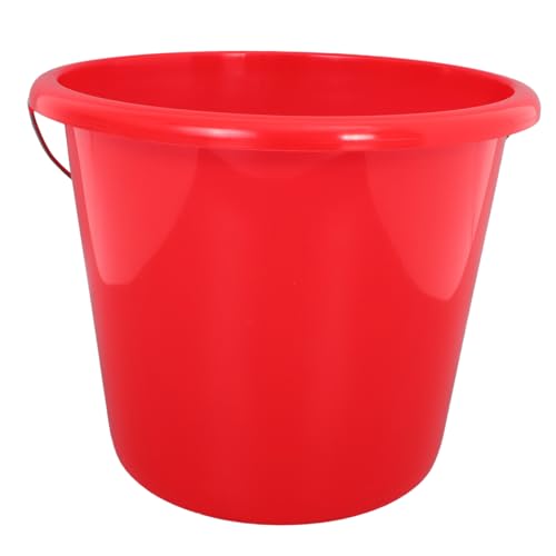SUPVOX Grooming Tub Container for Pets and Plants Plastic Water Bucket with Ergonomic Handle Versatile Cleaning Pail for and Outdoor Use Capacity for and Spill Pouring