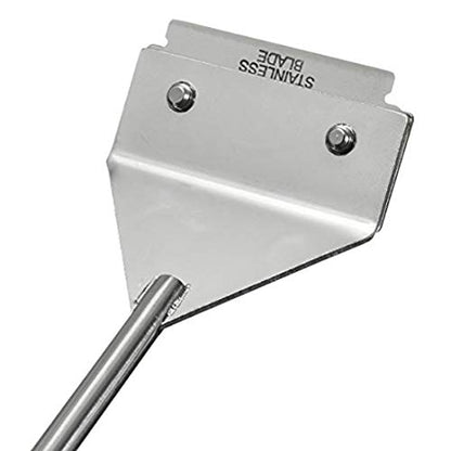 Stainless Steel Algae Scraper Cleaner with 10 Blades for Aquarium Fish Plant Glass Tank