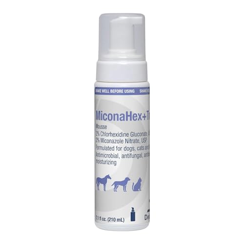 MiconaHex+Triz Mousse, 7.1 oz | Antibiofilm, Moisturizing; Packaging May Vary