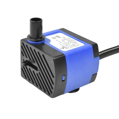 CONQUERALL Submersible Pond Pump 47GPH Ultra Quiet 3W Water Changer for Small Water Features - color: 47gph-3w, size: 1PC