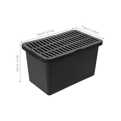 Toyvian 15pcs Plastic Reptile Pet Carrier Box with Lid, Small Ventilated Travel Carrier for Turtles, Lizards, Hamsters, and Small Pets, Suitable for Breeding and Daily Transport