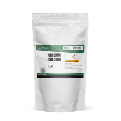 Calcium Chloride - 5 LB Resealable Bag - Ice Melting & Dust Control - size: 5 Pound
