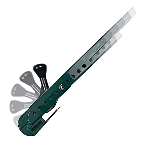 PacTool Gecko Gauge Siding Tool - LP Wood Installation, 2-Pack Green | 8" x 3/8" plastic gauges for LP siding & vinyl mounting blocks. Includes 2 clips. Compatible with engineered wood systems. - size: 3/8” Thickness for LP Siding, style: STANDARD